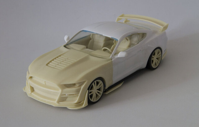 Fuguガレージ 1/24 トランスキット シェルビー マスタング GT500 GT4 タミヤ対応　FUGU-KIT023