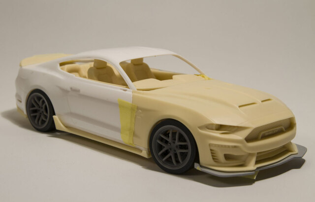 Fuguガレージ 1/24 トランスキット シェルビー マスタング スーパースネーク GT500 GT4 2020 タミヤ対応　FUGU-KIT029