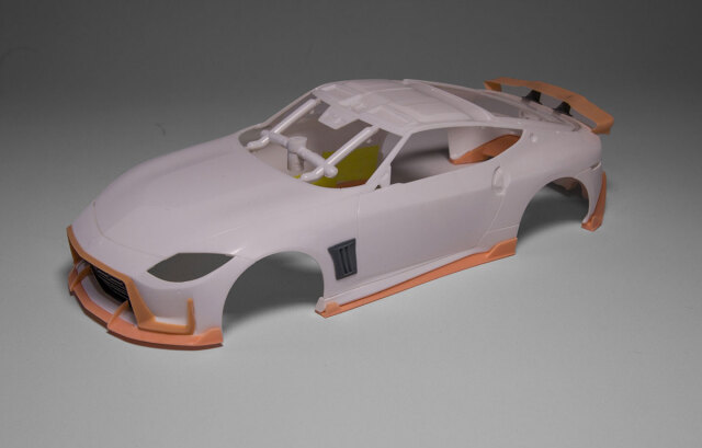 Fuguガレージ 1/24 トランスキット インパル ニッサン フェアレディ Z RZ34 エアアロパーツセット タミタ対応　FUGU-KIT043