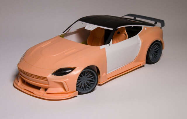 Fuguガレージ 1/24 トランスキット アヴァンテ ニッサン　フェアレディ Z RZ34 ワイドボディパーツセット タミヤ対応　FUGU-KIT044