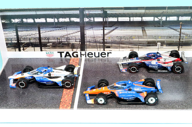 グリーンライト 1/64 レイホール・レターマン・ラニガン・レーシング インディ500 2020 Winner 佐藤琢磨 No.30 1-2-3三台セット　GL10885