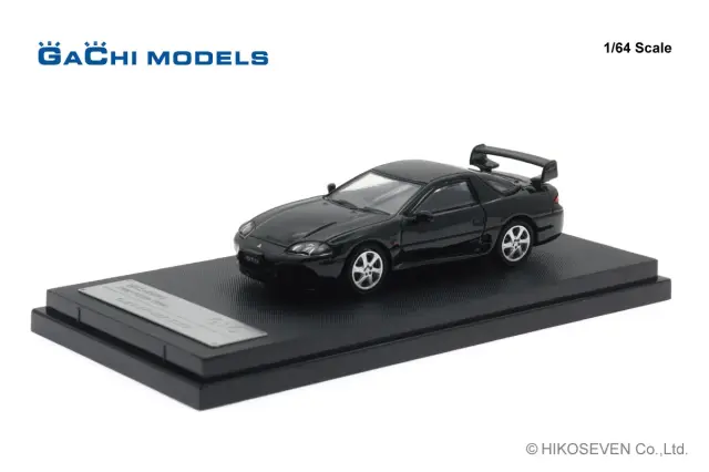 [予約] GACHI MODELS 1/64 ミツビシ GTO 1998 ピレネーブラック　GM64001BK