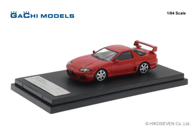 [予約] GACHI MODELS 1/64 ミツビシ GTO 1998 パッションレッド　GM64001RE