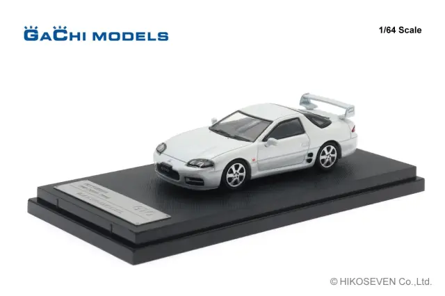 [予約] GACHI MODELS 1/64 ミツビシ GTO 1998 ギャラクシーホワイト　GM64001WH