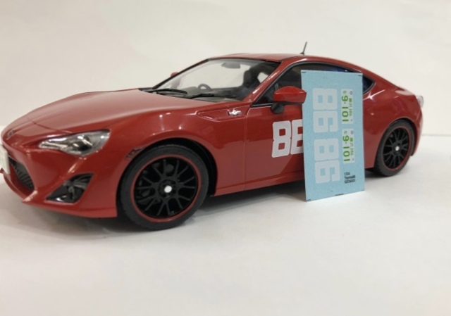 GOS 1/24 3Dプリント 17インチ LMホイールセット トヨタ 86 ZN6 タミヤ