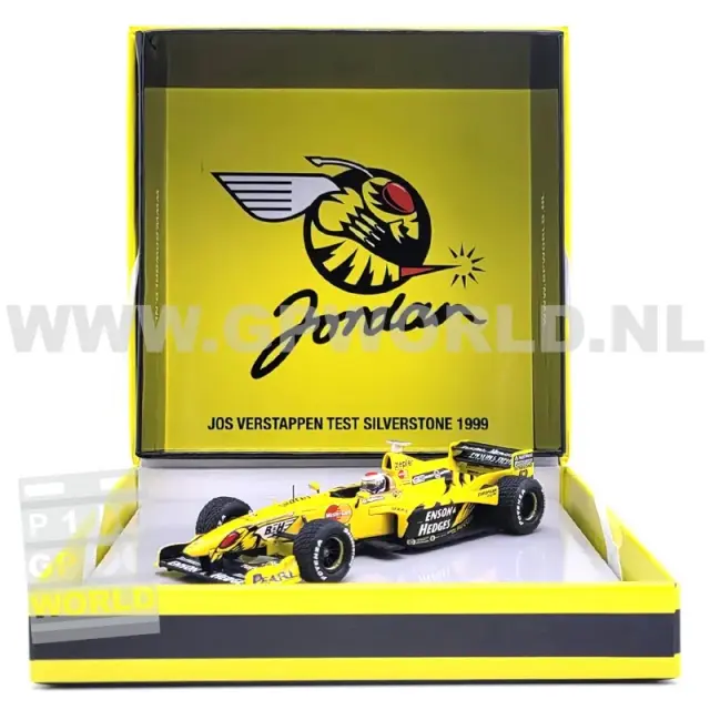 [予約] GPワールド特注スパーク 1/43 ジョーダン 199 シルバーストーン テスト 1999 ヨス フェルスタッペン　GPWS1999