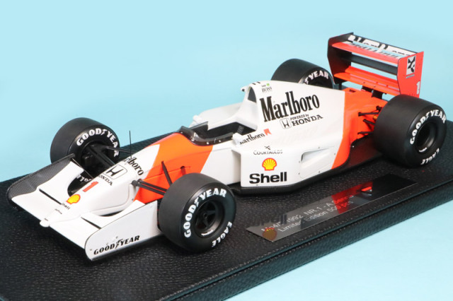 トップマルケス 1/18 マクラーレン MP4/7 1992 A.セナ デカール加工品　GRP039AS