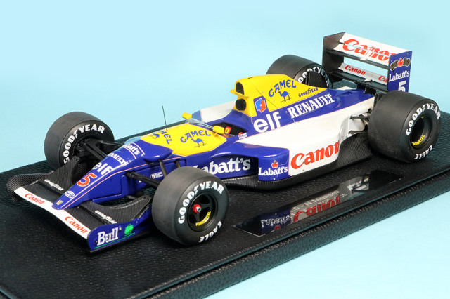 トップマルケス 1/18 ウィリアムズ FW14B N.マンセル デカール加工品