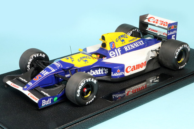 トップマルケス 1/18 ウィリアムズ FW14B N.マンセル デカール加工品　GRP050AS