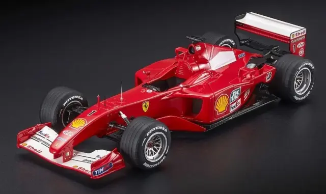 [予約] トップマルケス/GPレプリカーズ 1/18 フェラーリ F2001 モナコGP ウィナー No.1 M.シューマッハ　GRP168A