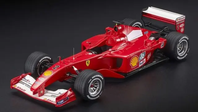 [予約] トップマルケス/GPレプリカーズ 1/18 フェラーリ F2001 モナコGP 2001  2nd No.2 R.バリチェロ　GRP168B