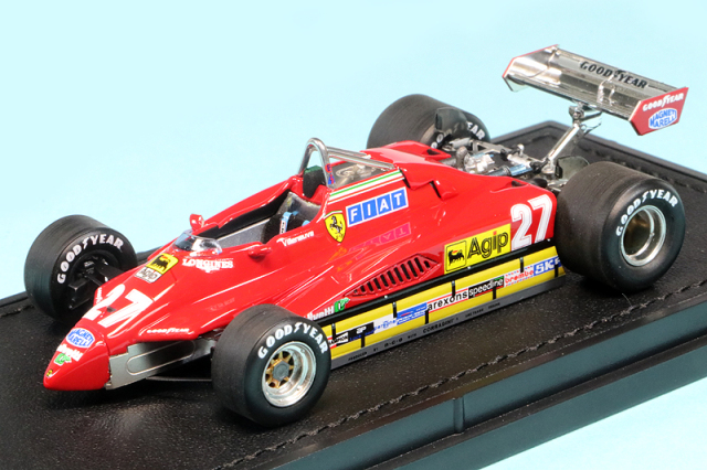 トップマルケス 1/43 フェラーリ 126 C2 1982 G.ビルヌーブ　GRP43009A