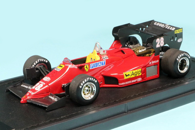 トップマルケス 1/43 フェラーリ 126 C4 1984 R.アルヌー デカール加工品　GRP43019BS