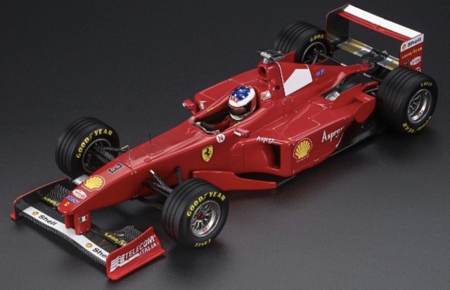 [予約] トップマルケス/GPレプリカーズ 1/43 フェラーリ F300 1998 イタリアGP ポール トゥ ウィン No.3 M.シューマッハ ドライバー付　デカール加工品　EXGRP43044AWD