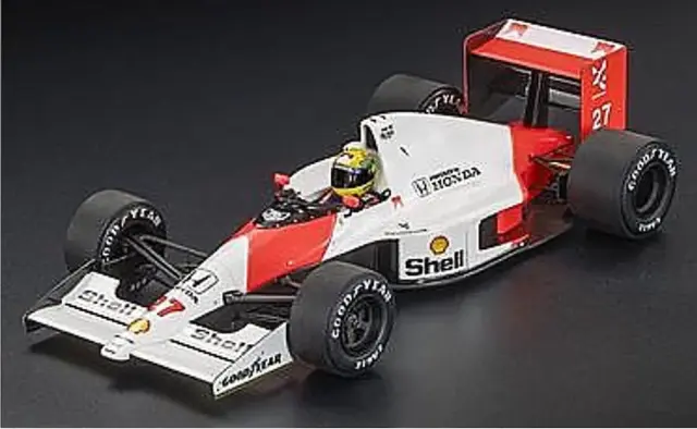 [予約] トップマルケス/GPレプリカーズ 1/43 マクラーレン MP4/5B 1990 モンツァGP ウィナー No.27 A.セナ ドライバー付　GRP43050BWD