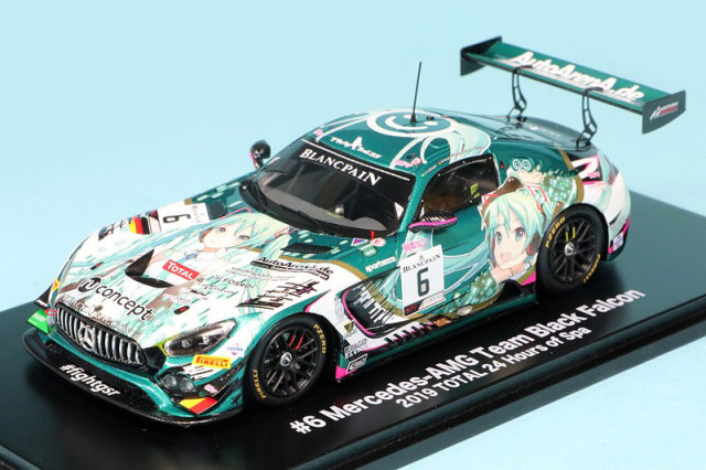 GSR 1/43 メルセデス AMG "Black Falcon" スパ 24h 2019 No.6　GSR2306