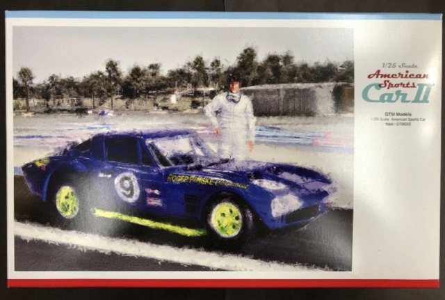 GTM models 1/24 プラモデル コルベット スティングレー レーシングドライバーフィギュア付き　GTM-K002