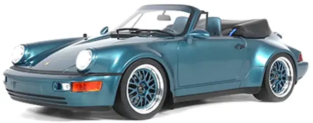 [予約] GT SPIRIT 1/18 ポルシェ 911(964) アメリカ GS 1993 ターコイズ　GTS1012