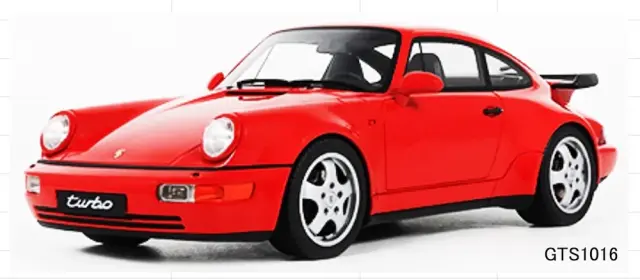 [予約] GTスピリット 1/18 ポルシェ 911(964) ターボ 3.3 1991 レッド　GTS1016