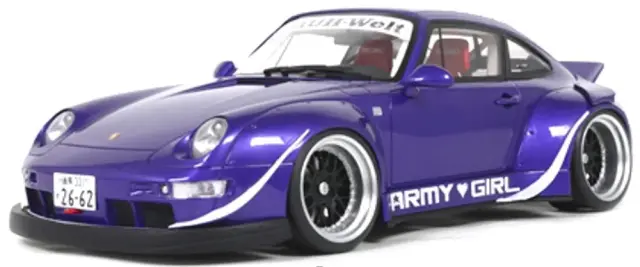 予約] GT-SPIRIT 1/18 RWB ARMY GIRL 2015 パープル GTS562