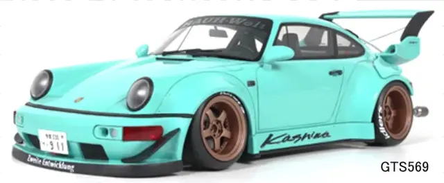 予約] GT スピリット 1/18 ポルシェ RWB KASHIWA 2022 ブルー GTS569