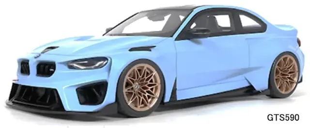 [予約] GT-SPIRIT 1/18 Khyzyl Saleem ヒジル・サリーム BMW M2 2025 ブルー　GTS590