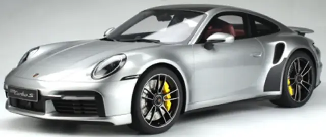 [予約] GT-SPIRIT 1/8 ポルシェ 911(992.1) ターボ S 2020 シルバー　GTS801801