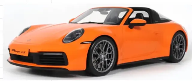 [予約] GT スピリット 1/8 ポルシェ 911(992.1) タルガ 4S 2021 オレンジ ケース＆ベース付属　GTS802101