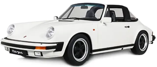 [予約] GT SPIRIT 1/8 ポルシェ 911 3.2 タルガ 1984 ホワイト　GTS802302