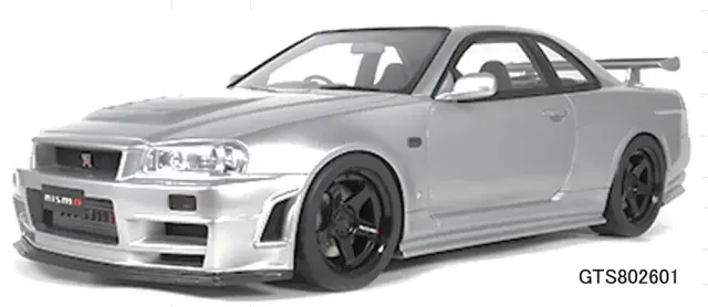 [予約] GTスピリット 1/8 ニスモ ニッサン R34 GT-R Z-tune 2005 シルバー　GTS802601
