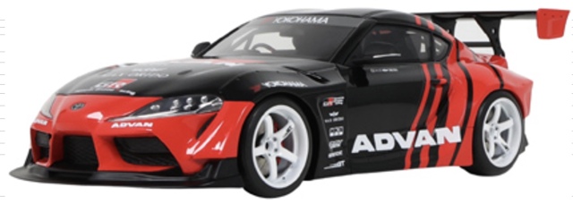 [予約] GT-SPIRIT 1/18 トヨタ GR スープラ 2020 ブラック/レッド　GTS889