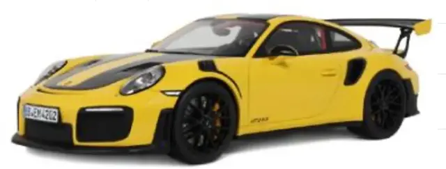 [予約] GTスピリット 1/18 ポルシェ 911(991.2) GT2 RS ニュルブルクリンク ラップレコード 2017 イエロー GTS972
