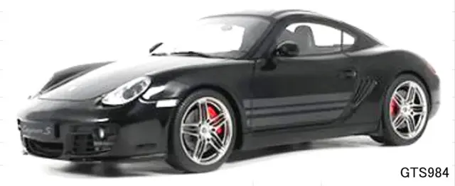 [予約] GT SPIRIT 1/18 ポルシェ ケイマン S ポルシェデザインエディション1 2008 ブラック GTS984