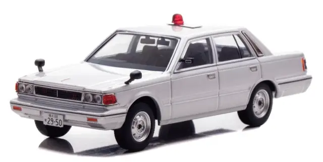 [予約] レイズ 1/43 ニッサン セドリック (YPY30) 1984 神奈川県警察交通部交通機動隊車両 (覆面 シルバー)　H7438404