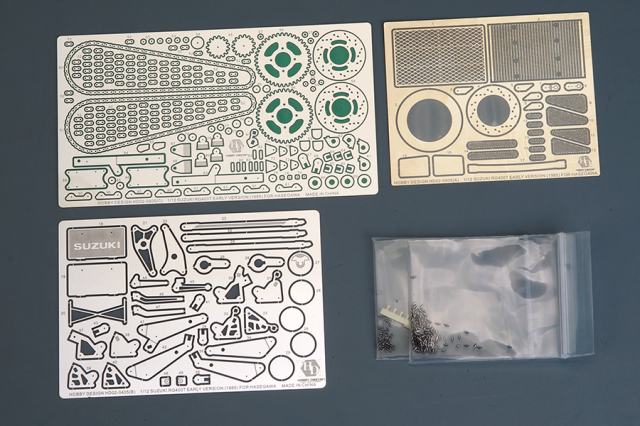 ホビーデザイン 1/12 スズキ RG400T 1985 前期型 ディティルアップパーツ (ハセガワ対応)　HD02-0405