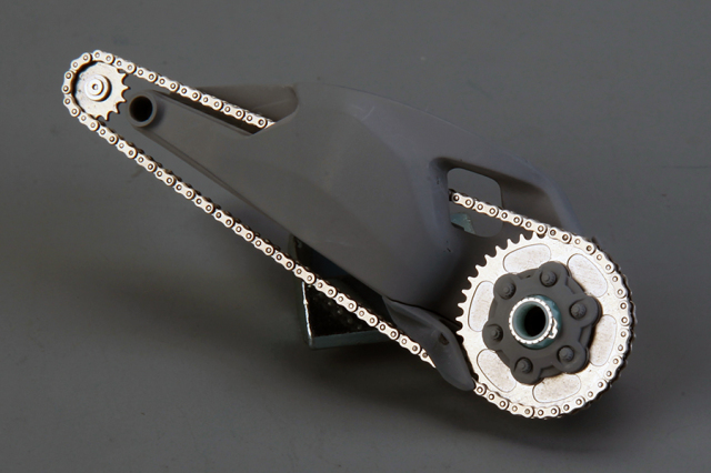 ホビーデザイン 1/12 ドゥカティ スーパーレッジェーラV4　チェーンセット タミヤ対応　HD02-0447