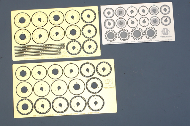 ホビーデザイン 1/24 ゴードンマーレー T50 オートモーティブ ブレーキディスクパーツ タミヤ対応　HD02-0459