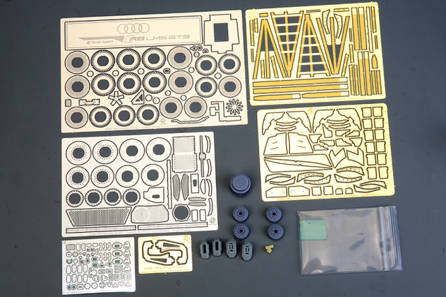 ホビーデザイン 1/24 アウディ R8 LMS GT3 2019 ディティールアップパーツ モンモデル対応　HD02-0460