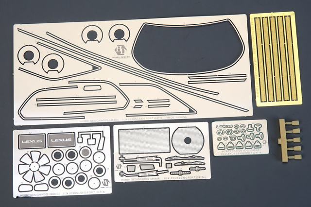 ホビーデザイン 1/24 レクサス LS400 ディティールアップパーツ タミヤ対応　HD02-0464
