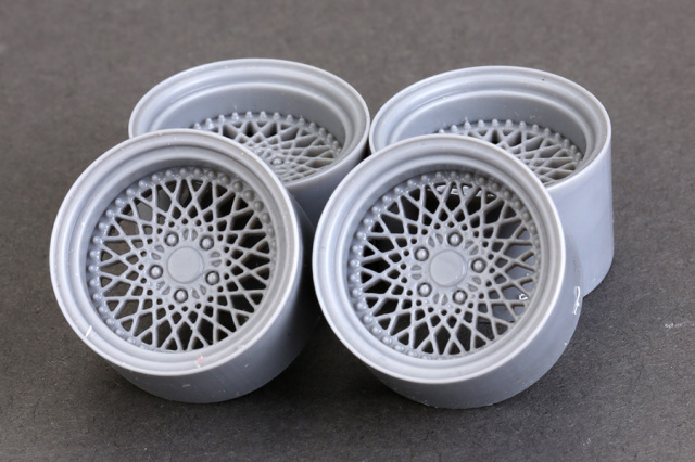 ホビーデザイン 1/24 16インチ SSR フォーミュラー メッシュ ホイール