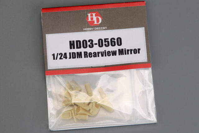 [メーカー絶版] 　ホビーデザイン 1/24 JDM リアビュー ミラー パーツ　HD03-0560