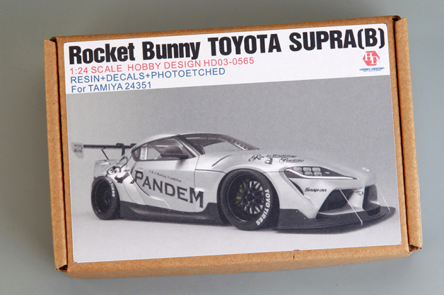 [メーカー完売] ホビーデザイン 1/24 ロケットバニー トヨタ スープラ タイプB トランスキット (タミヤ対応)　HD03-0565