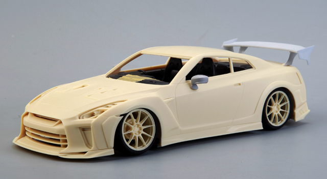 [取り寄せ] ホビーデザイン 1/24 レジンキット トップシークレット ニッサン GT-R R35　HD03-0602