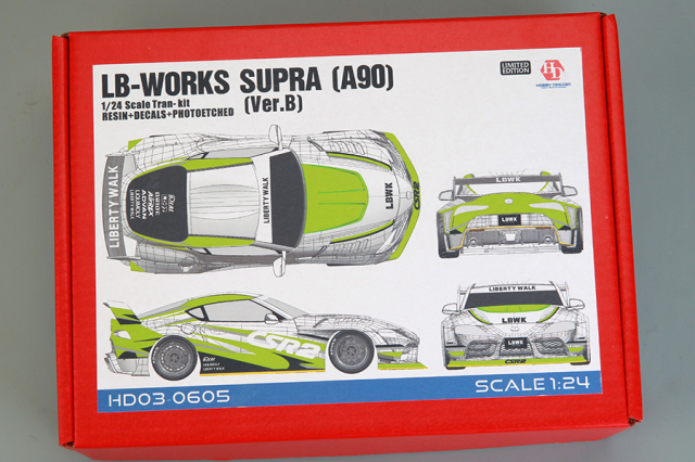 ホビーデザイン 1/24 トランスキット LB ワークス スープラ A90 Ver.B　JD03-0605