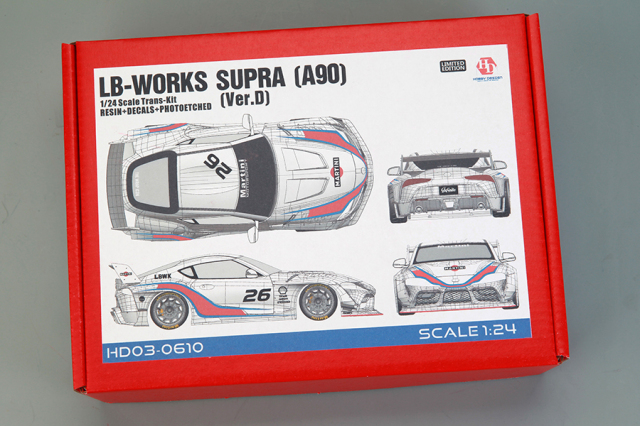 ホビーデザイン 1/24 トランスキット LB ワークス スープラ A90 Ver.D マルティニ　HD03-0610