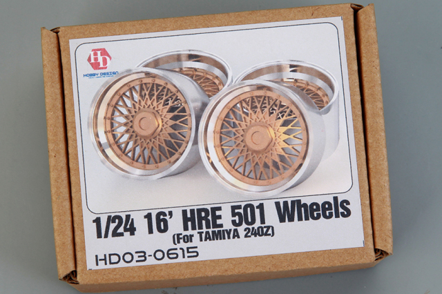 ホビーデザイン 1/24 16インチ レイズ TE37-V ホイールセット