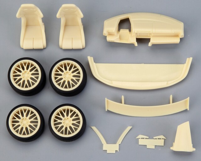 [メーカー完売]　ホビーデザイン 1/24 レクサス LFA ニュルパッケージ ディティールアップパーツ (タミヤ対応)　HD03-0631