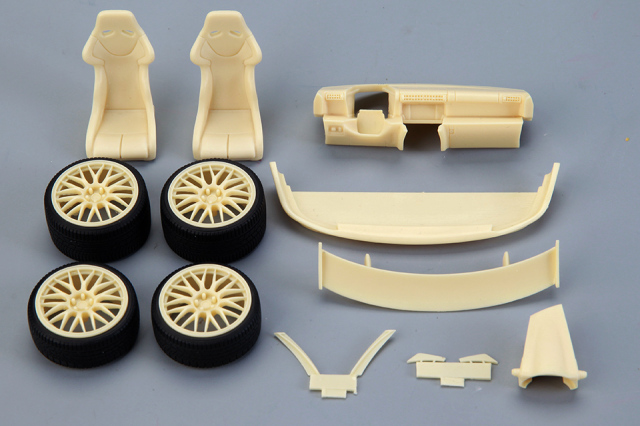 ホビーデザイン 1/24 タミヤLFA用 ニュル仕様キット ホビーデザイン 1/24 レクサス LFA ニュルパッケージ ディティール