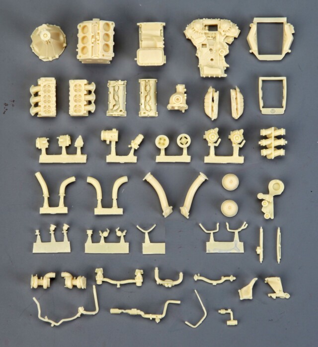 ホビーデザイン 1/24 ニッサン R35 VR38DETT エンジンキット