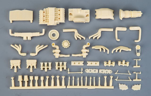 ホビーデザイン 1/24 ポルシェ 911 エンジン ディティールアップパー　HD03-0656